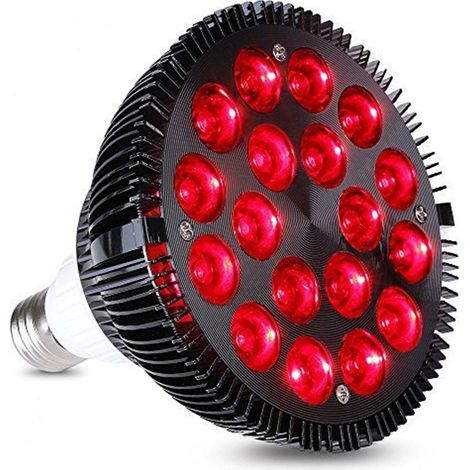 LED-Grow-Lampe 54 W für Zimmerpflanzen, Miniaturgärten, Bougainvillea und Sukkulenten – rotes Licht 660 nm, vollständiges Spektrum, für den Innenbereich.