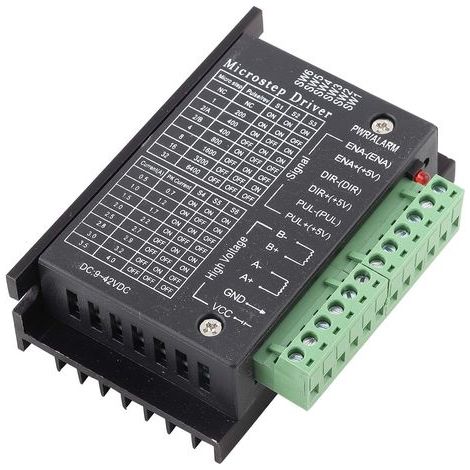 TB6600 0,5–4 A 9–40 V DC CNC-Schrittmotortreiber, 32 Auflösungen, Mikroschritt-Schrittmotor-Controller-Board-Modul für Nema 8, 11, 14, 16, 17 Schrittmotoren (1/5)