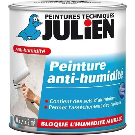 Julien Hydropro vernice anti-umidità bianca satinata 0,5 L