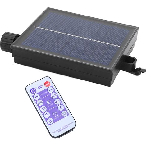 Boîtier de commande pour guirlande lumineuse solaire, étanche, à luminosité réglable, circuit imprimé avec amplificateur de tension 24 V. (1/5)