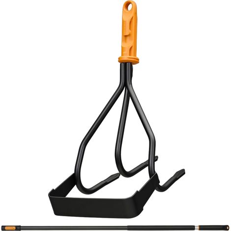 Tête de cultivateur manuel FISKARS ONECLICK avec houe et manche 119-174 cm