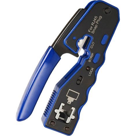 El borrador de goteo profesional limpia los conectores RJ45, corta/desenrolla cables y extrae conectores. (1/5)