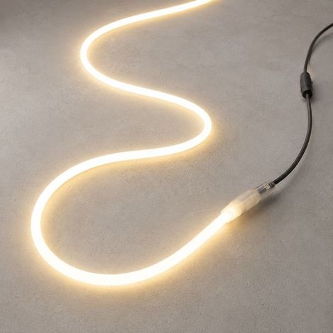 Néon LED Flexible 360° 220V 9W/m IP65 (vendu sur mesure au mètre) - Blanc Froid 6000K - 8000K - SILAMP (1/2)