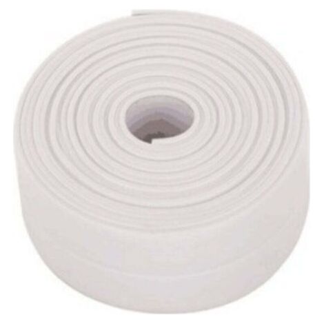 Rolle (weiß) wasserdichtes Dichtungsband, selbstklebendes PVC-Dichtungsband für Bad, Küche, WC und Badewanne