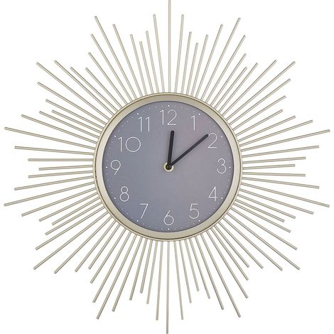 Wanduhr SOLURA 45 cm Metall Gold
