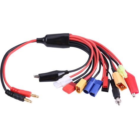 Chargeur Multi RC 11 en 1 avec Câble de Charge et Adaptateur pour Batterie Lipo (1/5)