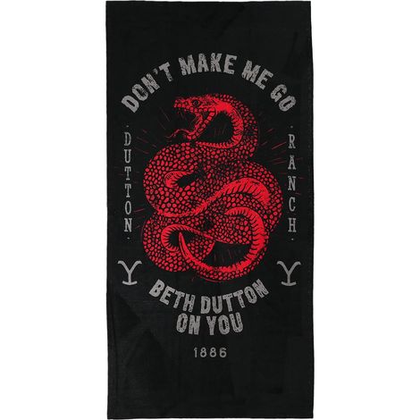Yellowstone Beth Dutton Serviette de Plage 76,2 x 152,4 cm (1/2)