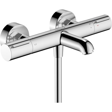 Hansgrohe Ecostat Element Chrome Thermostatic Bath Shower Mixer Tap (1/2)
