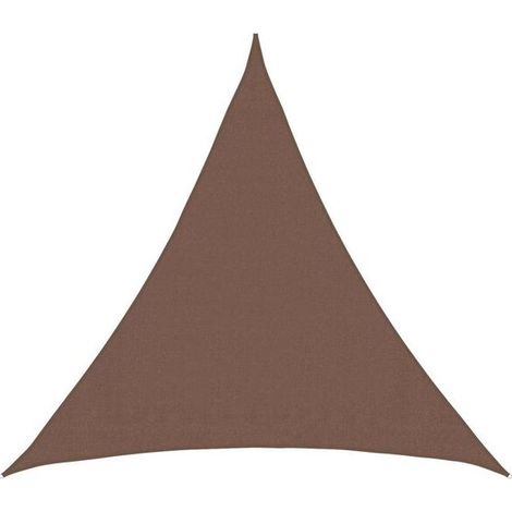 Voile D'Ombrage - Polyéthylène Haute Densité - Triangulaire 2 M X 2 M X 2 M - Extérieur - 1 Pièce (1/5)