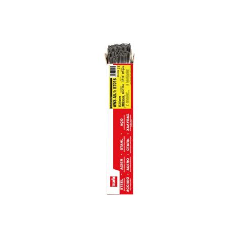 Pack de 120 electrodos básicos ø 2,5 x 300 mm - 2,5 kg básicos acero AWS A5.1:E7018
