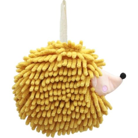 1 Serviette Main Chenille Boucle Suspension Design Hérisson Séchage Rapide Salle De Bain Cuisine