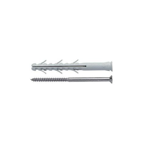 Tassello prolungato con vite zincata tps 8x80 mm. cf 10 pz.