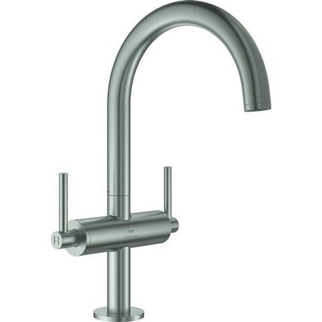 Grohe Atrio Mélangeur monotrou Taille L Finition inox brossé infinity, 21145DC0