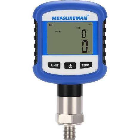 Bluetooth Digital Pressure Gauge 0-250bar, 0.2% PE Body 330° 1/4" BSP (1/5)