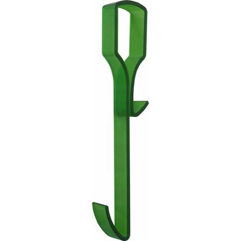 Pika' 1 appendino per box doccia boa satinato verde 30 centimetri accessorio bagno