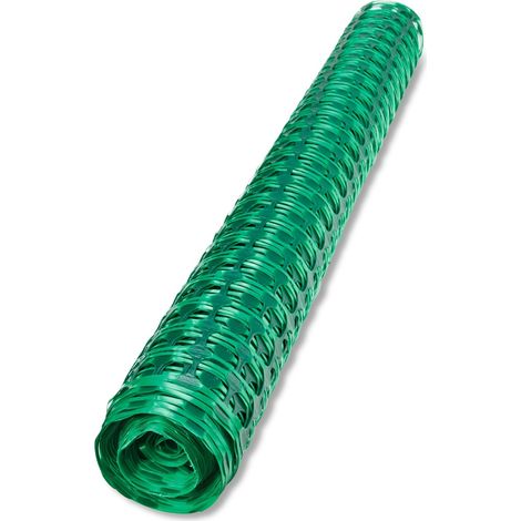 Schutznetz Bauzaun Absicherungszaun Warnnetz Wildzaun Waldzaun Grün 30 x 1 Meter (1/5)