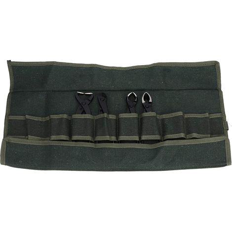 Rouleau d'outils pour bonsaï, 4 pièces ciseaux multifonctionnels pour plantes de jardin, ensemble d'outils de coupe avec sac de rangement (1/5)