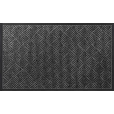 Fußmatte Anthrazit Schwarz 90x150 cm  Outdoor Fußmatte, Waschbar, Rutschfest, Strapazierfähig, Staubdicht, Fußabtreter, Flur, Eingang, Küche, Schlafzimmer (1/5)