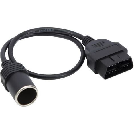 Câble d'alimentation OBD2 16 Broches vers Prise Allume-Cigare Femelle 18 AWG (1/5)