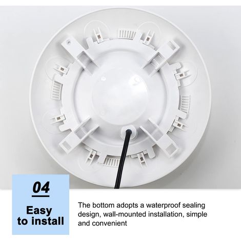 Jeffergarden DAWH éclairage de piscine, haute luminosité SMD2835 lampe sous-marine étanche IP68 pour fontaines pour piscines pour aquariums pour aquariums(1) (1/5)