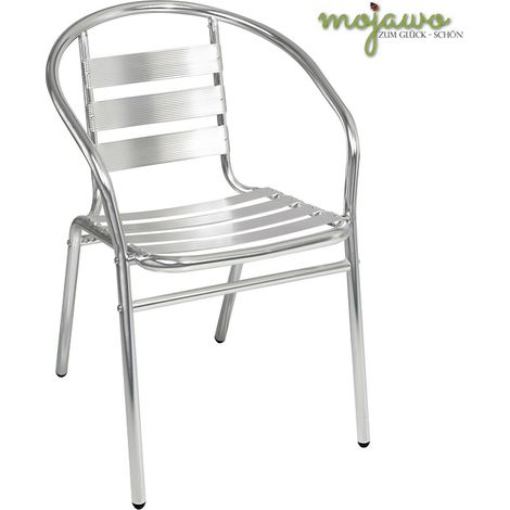 Bistro Stapelstuhl Aluminium-MMC4602