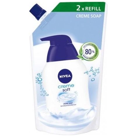 807017 Nivea Crème Douce Savon Liquide Crème - Recharge 500 ml