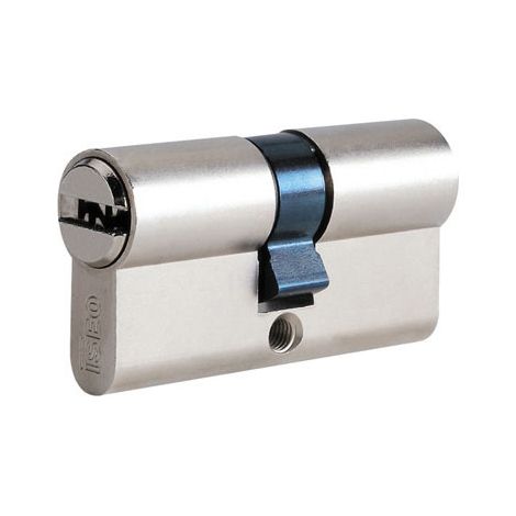 Nickel-Sicherheitszylinder 30+50mm Kurzschlüssel R6 Iseo (1/2)