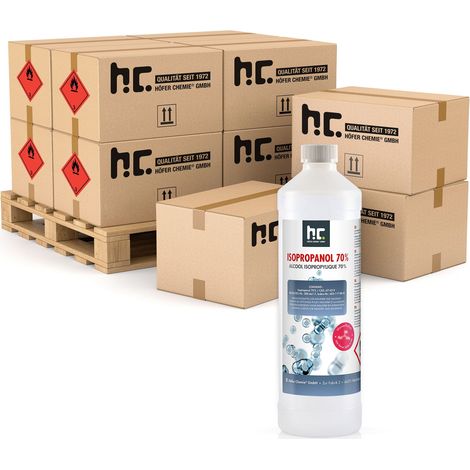 Höfer Chemie Alcool isopropylique 70% Höfer Chemie® en bouteille de 1 L 540 l (en)
