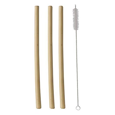 Bambusstrohhalme, 23 cm Durchmesser, 6 Bürsten, 12 Stück