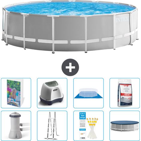 Intex Piscine Prism Frame Ronde - 457x122 cm - 9-pièces  S649