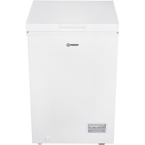 Indesit – Congélateur coffre 98L – Classe E – 40 dB – Capacité de congélation 6 kg/24h – Dégivrage statique – Pose libre