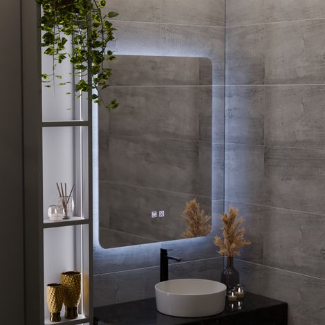 Miroir LED 14W 60x80 Desembuage Gradable Lumiere Froide (1/5)