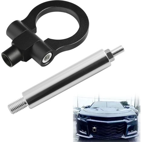 Crochet de remorque décoratif, anneau de remorquage, crochet de traction de remplacement pour pare-chocs avant en métal peint, compatible avec Chevrolet Camaro (2016+) (1/5)