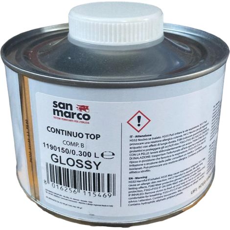 Continuo top glossy componente b catalizzatore lt 0.3