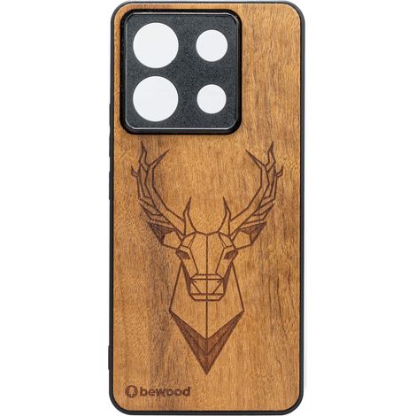 Bewood Holzhülle für Xiaomi Redmi Note 13 Pro 5G IMBUIA DEER (1/2)