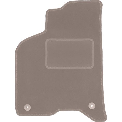 Tapis de sol conducteur en velours beige pour : Seat Arosa hatchback (1997-2005)