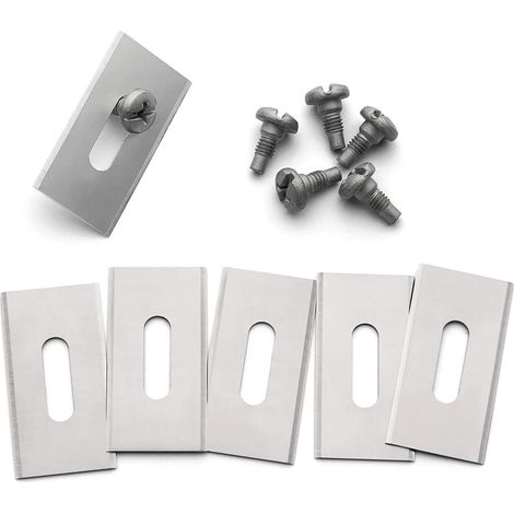 Lames de tondeuse universelles en acier inoxydable 30 pcs avec vis, lames de rechange tondeuse et lames robot tondeuse pour entretien du jardin (1/5)