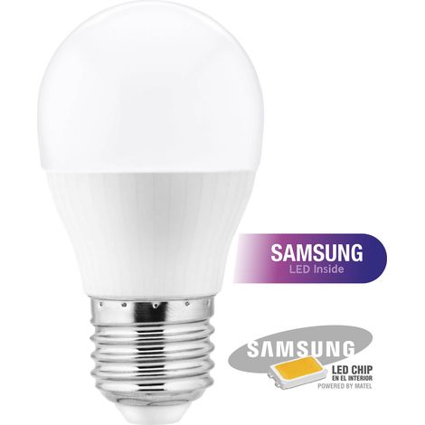 Bombilla LED Samsung Esférica E27 5W Fría Matel (1/3)
