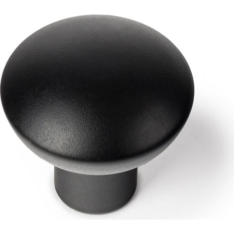 Pomo para Mueble  Estilo Contemporáneo  Fabricado en Aluminio  Acabado en Negro Mate  Medidas 252525 mm  Sistema de Fijación Atornillado  Incluye Tornillos M4  2 Unidades -