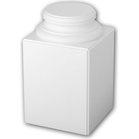Pied de colonne 113100 Profhome Colonne Élement décorative design intemporel classique blanc
