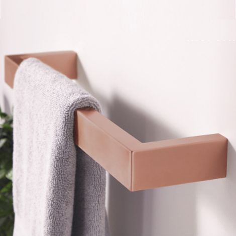 Heatwave Atlas Rose Gold Dry Electric Bar Towel Rail 450mm (W) (1/2)