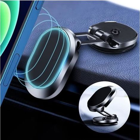 Bracket Phone Car Magnetic Universal Door Smartphone Car Magnetic Rotation 360 degrees Bracket Portable Car Magnetic[O27] (1/4)