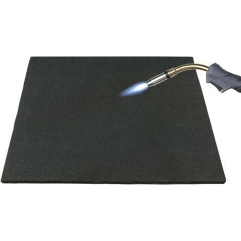 Feuerfeste Matte 30 x 30 cm, feuerfest, hitzebeständig, schwer entflammbar, 4–5 mm dick, Schweißmatte für Sanitärinstallationen (1/5)