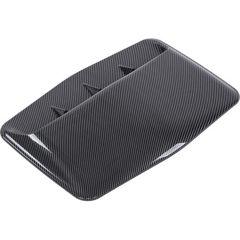 Capot de Prise d'Air ABS Décoratif avec Ruban Adhésif pour Modification Automobile, Style Fibre de Carbone (1/5)