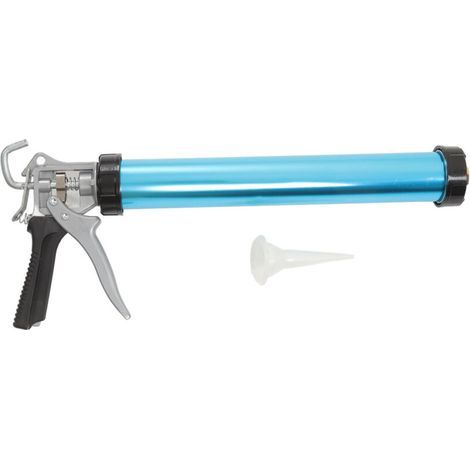 Pistolet à calfeutrage manuel professionnel en aluminium – sans goutte, poignée rotative, ergonomique et robuste