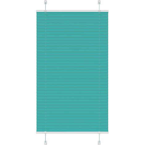 Plissee Petrolgrün 80x150 cm Stoffbreite 79,4 cm Polyester