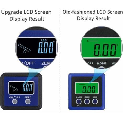 DL139 Multifunktionaler, leistungsstarker magnetischer elektronischer digitaler Neigungsmesser Mini-Neigungsmesser Blau (1/4)