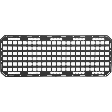 Panneau Molle pour Lit de Camion, Support de Rangement en Aluminium avec Clips de Verrouillage pour Rail en L, Berlines, SUV, Pickups, Camions, Camping-Cars (1/5)