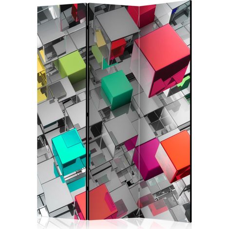 Paravent 3 Volets "Colours of Metal" 135x172cm (1/2)