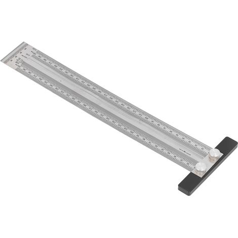 Règle en T pour le traçage et le positionnement, jauge de mesure pour menuisier, règle de 300 mm (1/5)
